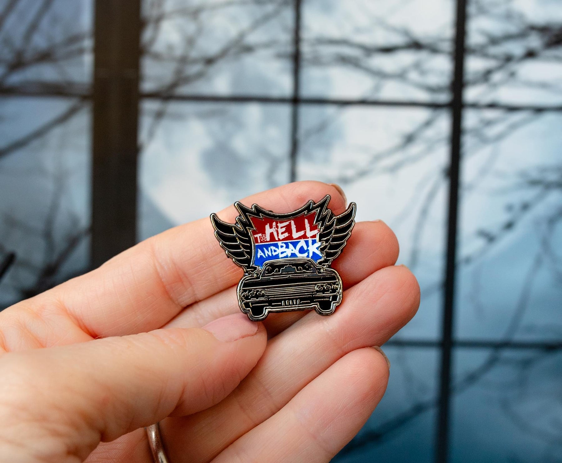 Supernatural "To Hell and Back" Enamel Pin