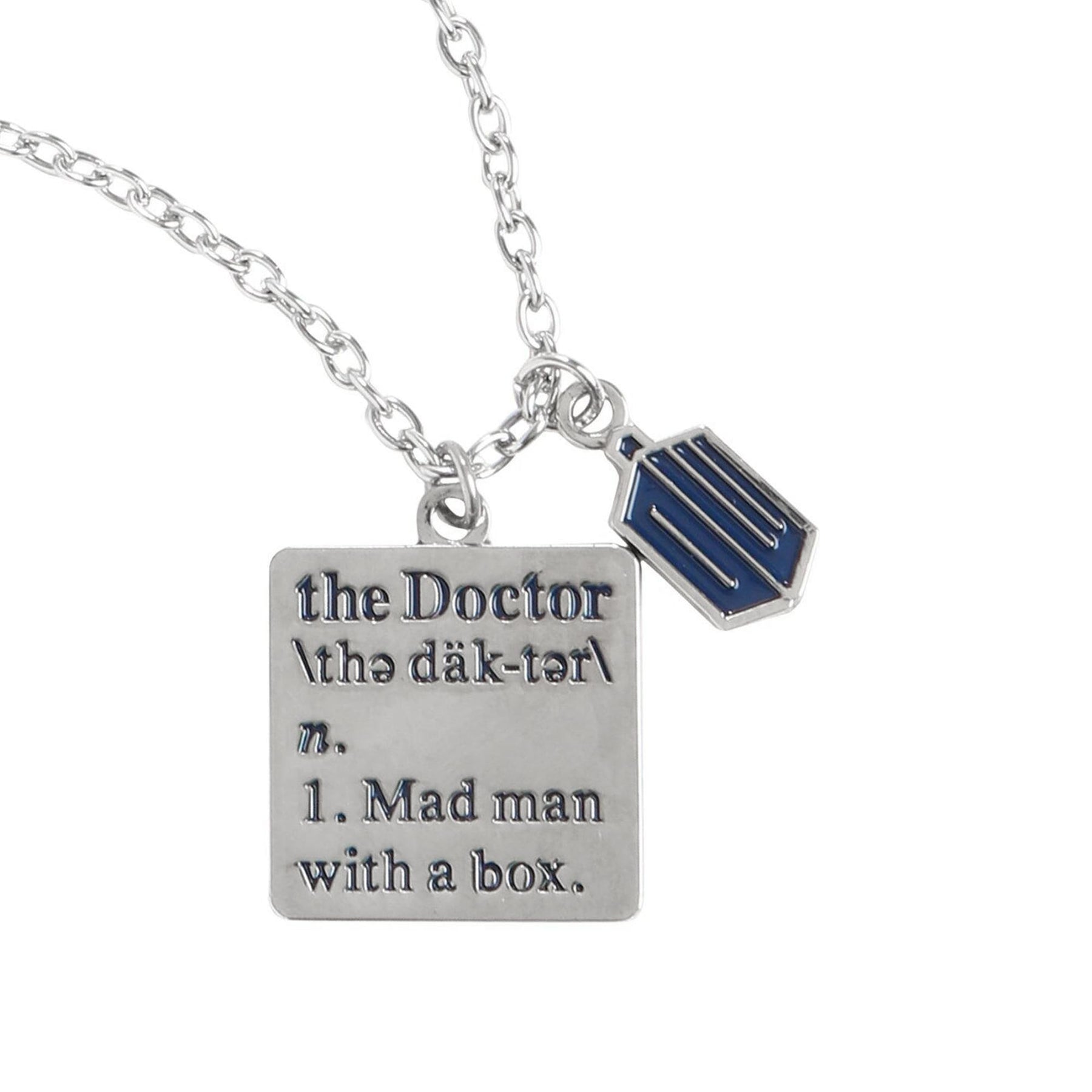 Doctor Who "Mad Man With A Box" Pendant Necklace