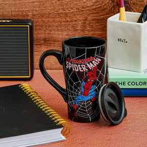 Marvel Amzing Spider-Man 18oz Ceramic Travel Mug with Lid
