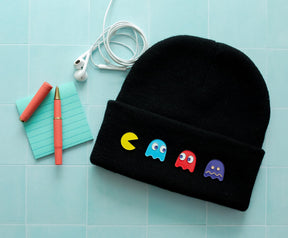 PAC-MAN Classic Characters 4-Piece Enamel Pin Set | Toynk Exclusive