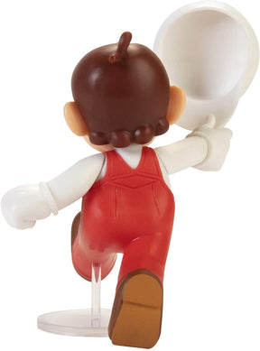 Super Mario World of Nintendo 2.5 Inch Figure | Tipping Hat Fire Mario