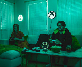 Xbox Logo LED White Neon Wall Light Sign | 10 Inches Tall